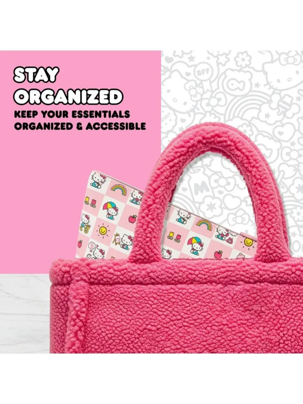 Chic Travel Makeup Bag | Trapezoid Cosmetic Organizer Pouch for Women